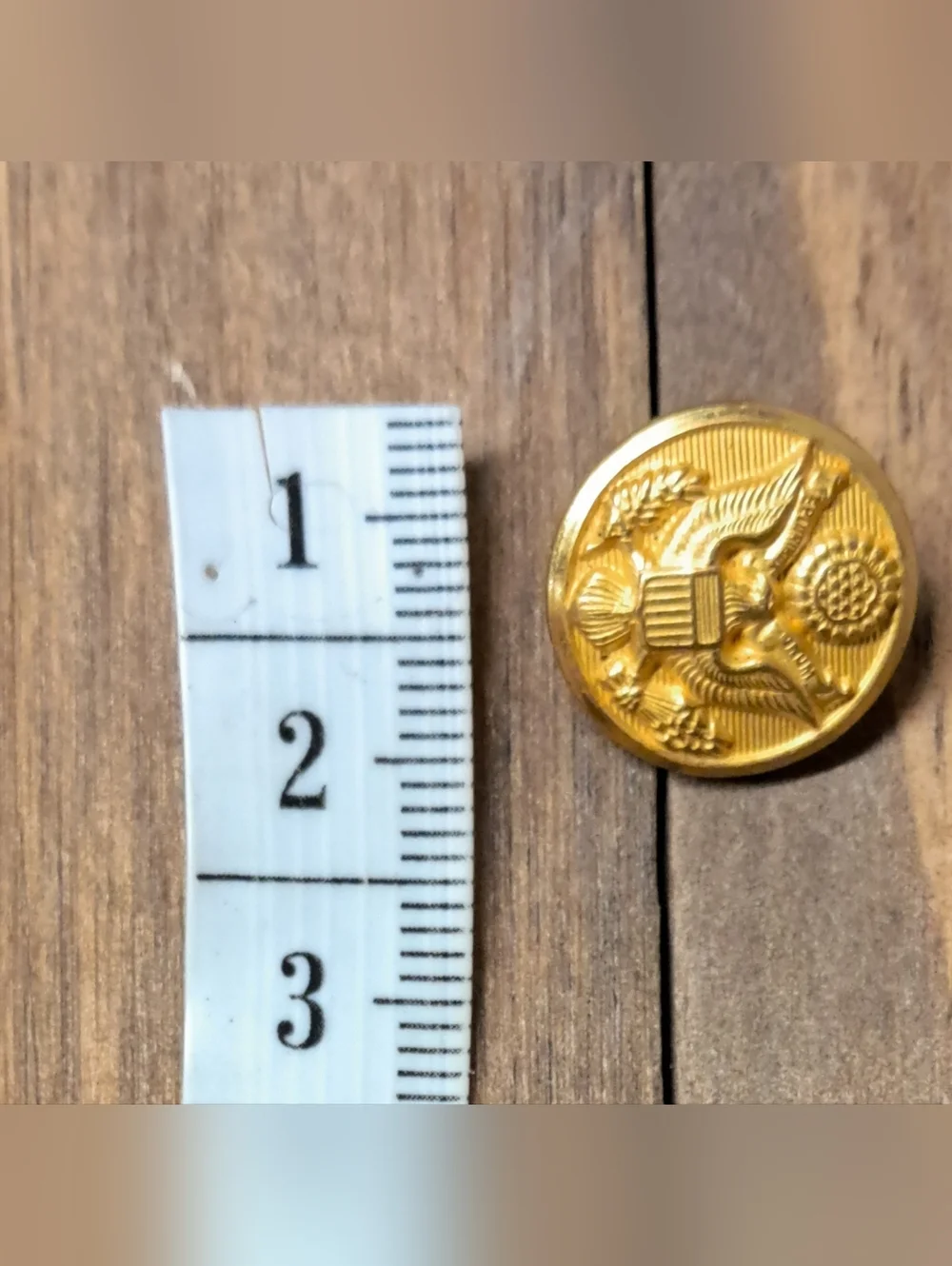 Antique US Army Great Seal Uniform Buttons (Lot Of 3) - Picture 2 of 4